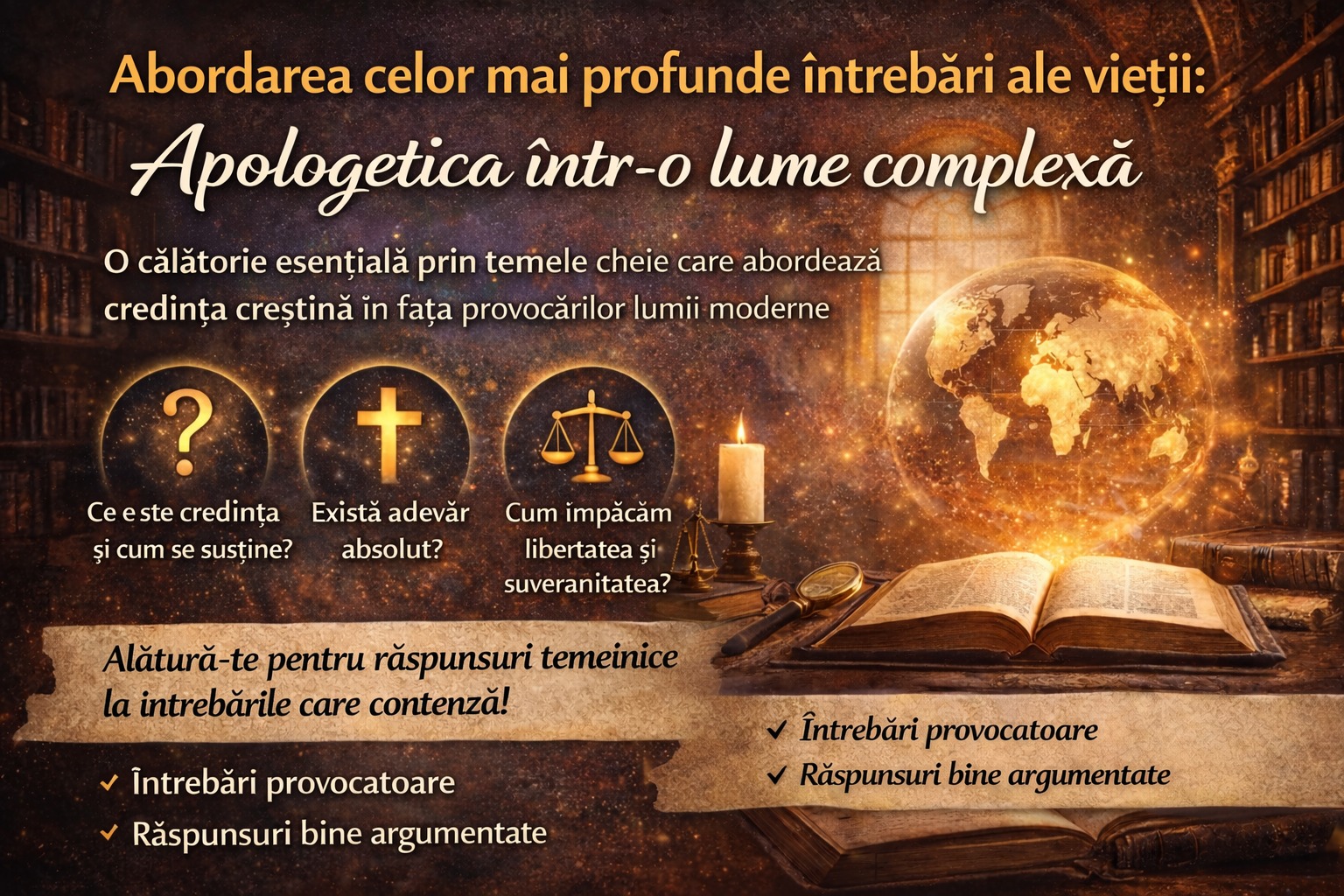 Abordarea celor mai profunde întrebări ale vieții